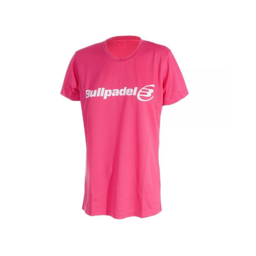 Camiseta Bullpadel rosa mujer